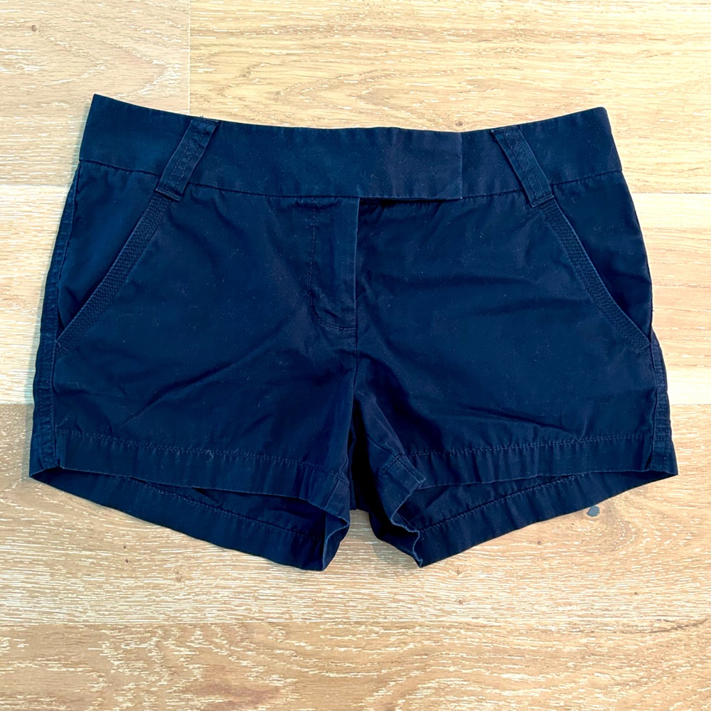 Women’s‎ J. Crew Navy Chino Shorts Size 4